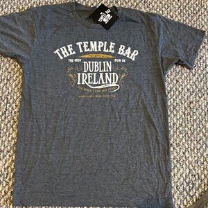 Gray Temple Bar Dublin Ireland T-Shirt